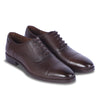CLASSIC CRAFT OXFORD SHOES (BROWN)