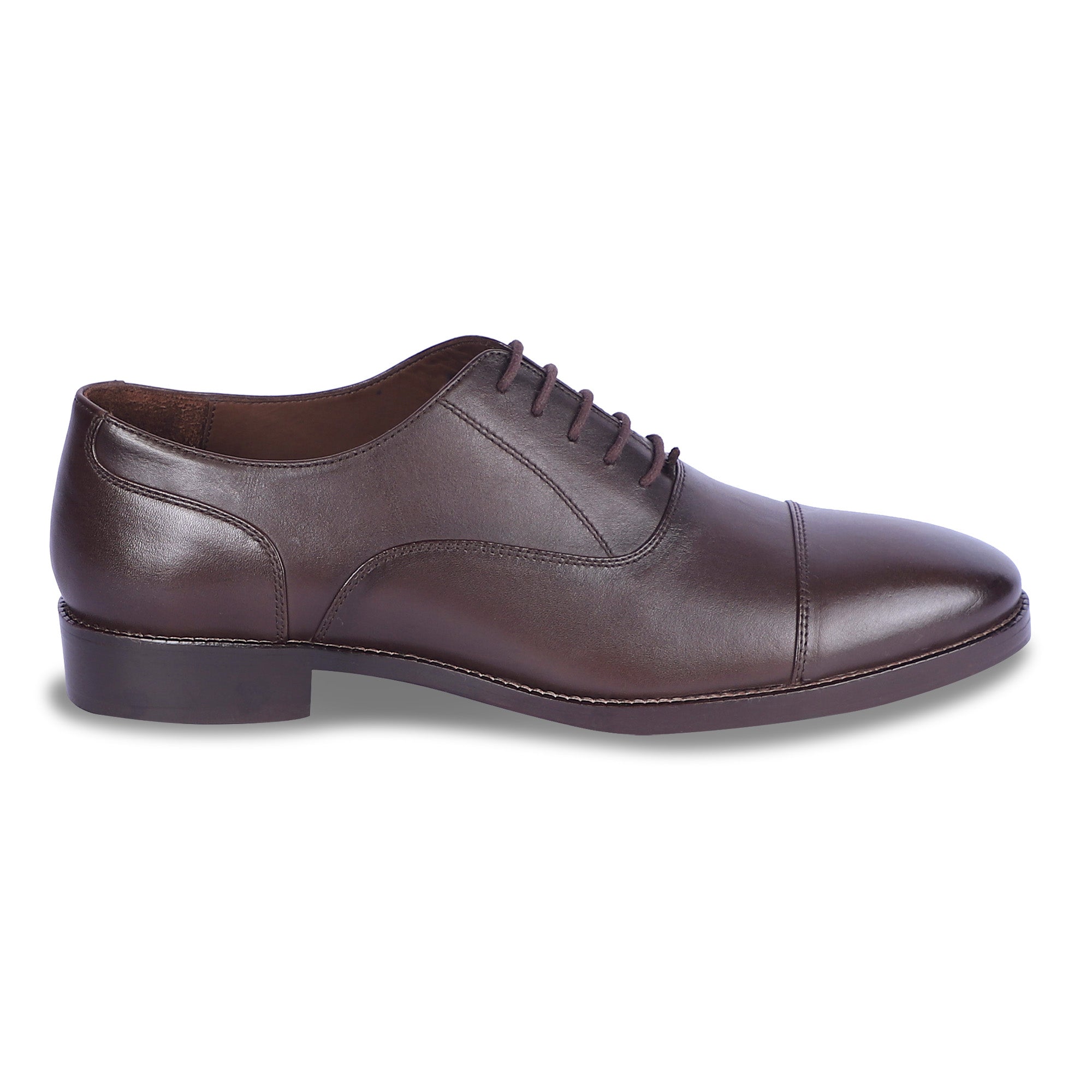 CLASSIC CRAFT OXFORD SHOES (BROWN)