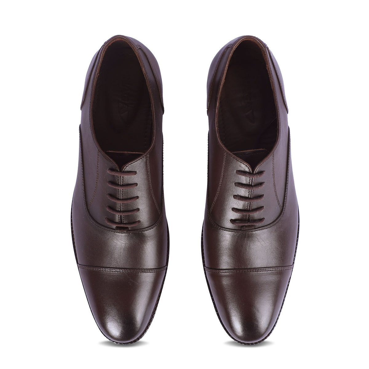 CLASSIC CRAFT OXFORD SHOES (BROWN)