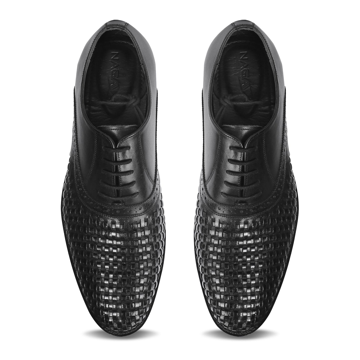 CRAFTSMAN’S LACE OXFORD SHOES (BLACK)