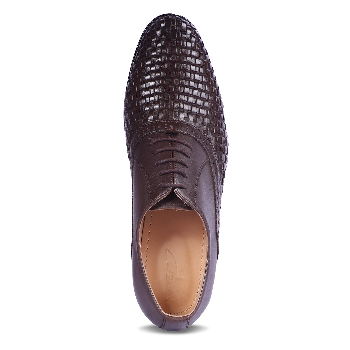 CRAFTSMAN’S LACE OXFORD SHOES (BROWN)