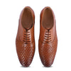 CRAFTSMAN'S LACE OXFORD SHOES (TAN)