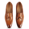 GENTLEMEN'S TASSEL LEATHER LOAFERS (TAN)