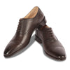 CROWNED BROGUE OXFORD SHOE (BROWN)