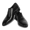 CROWNED BROGUE OXFORD SHOE (BLACK)
