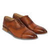 CROWNED BROGUE OXFORD SHOE (TAN)
