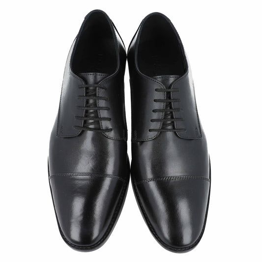 Naga Lucid Black Derby Shoes